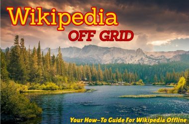 a serene landscape for the wikipedia off grid guide