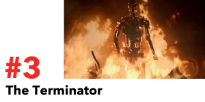 a robot is on fire