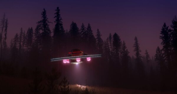 Two new UFO hearings are being planned in Congress. Pictures is a Canva drawing of what a UFO might look like.